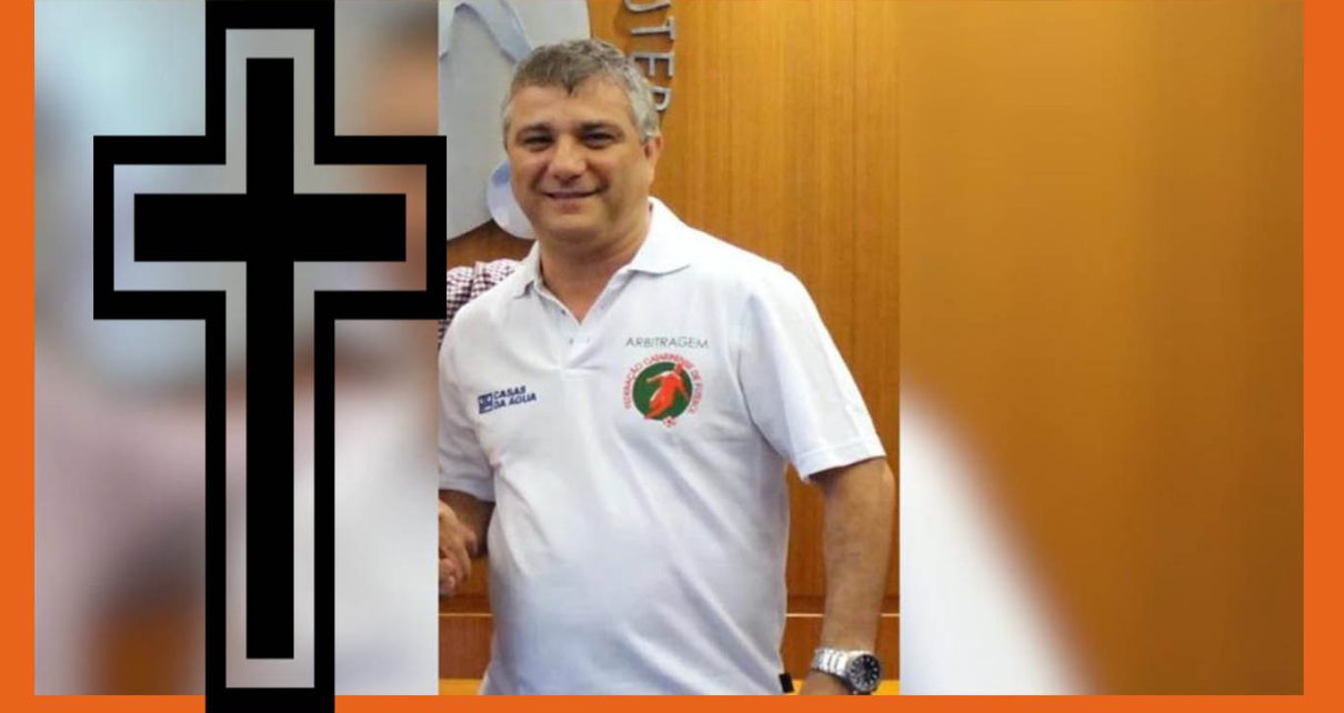 Ex- árbitro catarinense tem infarto fulminante e morre aos 57 anos; era vice-presidente e diretor do Departamento de Arbitragem da Federação Catarinense de Futebol