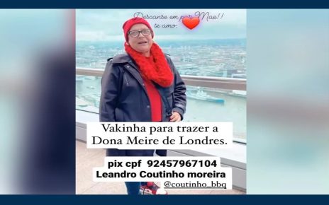 Mulher morre durante viagem a Londres e família busca ajuda
