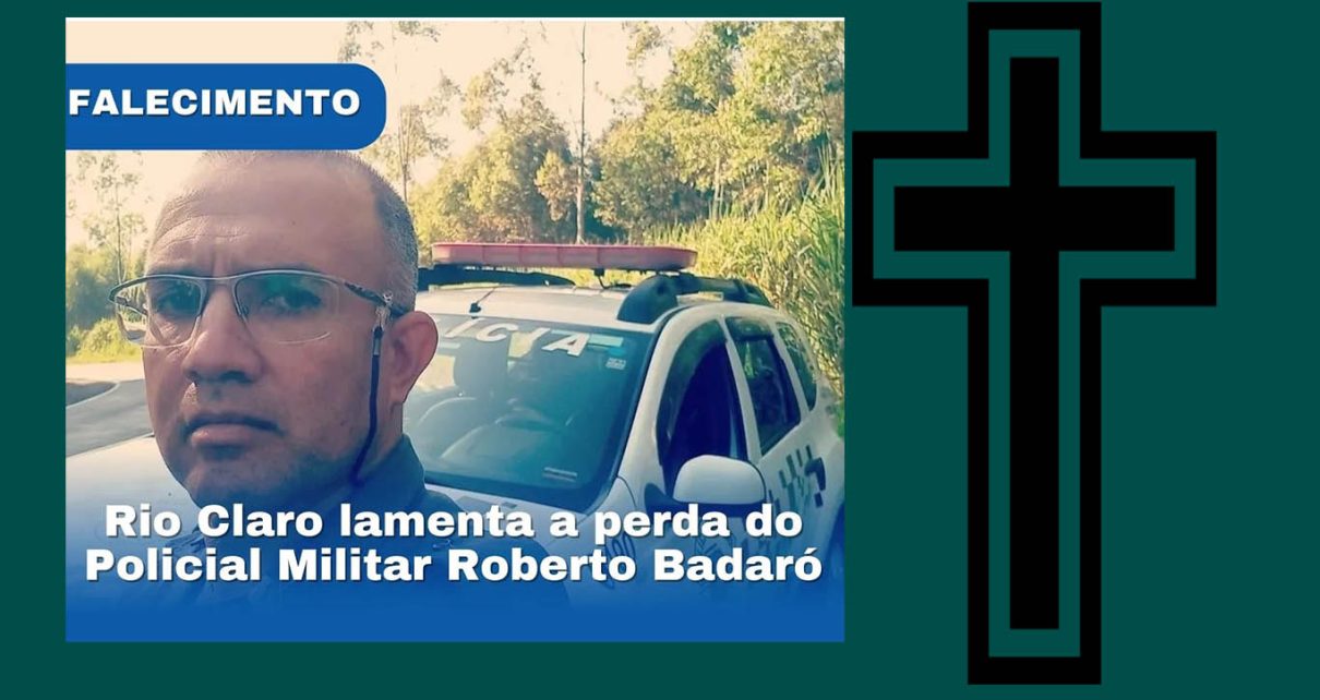 morre de infarto fulminante o querido PM Policial Militar Roberto Badaró foto facebook