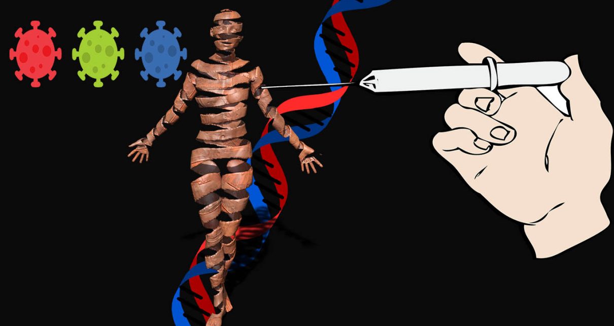 Cientistas SURPREENDIDOS pelas primeiras provas de DNA contaminado sendo absorvido pelas células humanas após Covid, afirma cientista FOTOS PIXABAY