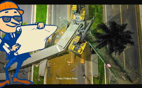Eco101 estuda projeto para reconstruir passarela arrancada por carreta em Linhares fotos felipe reis SECOM LINHARES e Pixabay