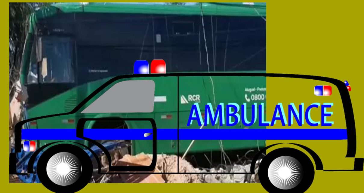 Motorista de ônibus sofre AVC e atinge muro em Parauapebas fotos redes sociais e pixabay