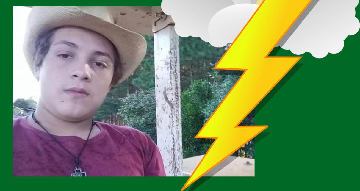 a Jovem morre atingido por raio em Matos Costa (SC) fotos pixabay e redes sociias