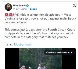 Atletas femininas do ensino médio se recusam a competir contra oponentes trans