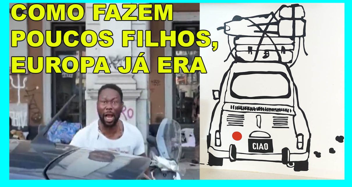 Migrantes atacam na Itália e jogam garrafas em transeuntes