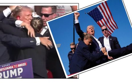 A TERNTATIVA DE ASSASSINATO A TRUMP FOTOS REPRODUÇÃO DE TELA X A