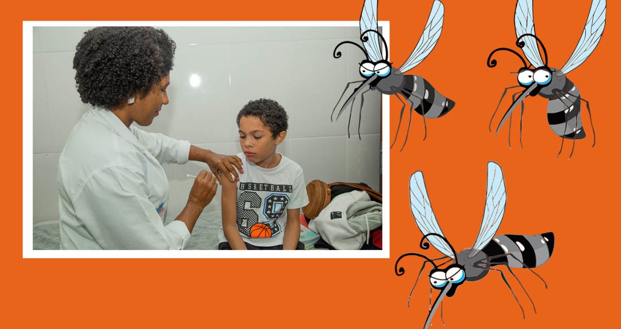 A VACINA DA DENGUE - Linhares (ES) começa aplicar 2ª dose nesta segunda-feira, 15 FOTOS FELIPE REIS SECOM LINHARES E PIXABAY