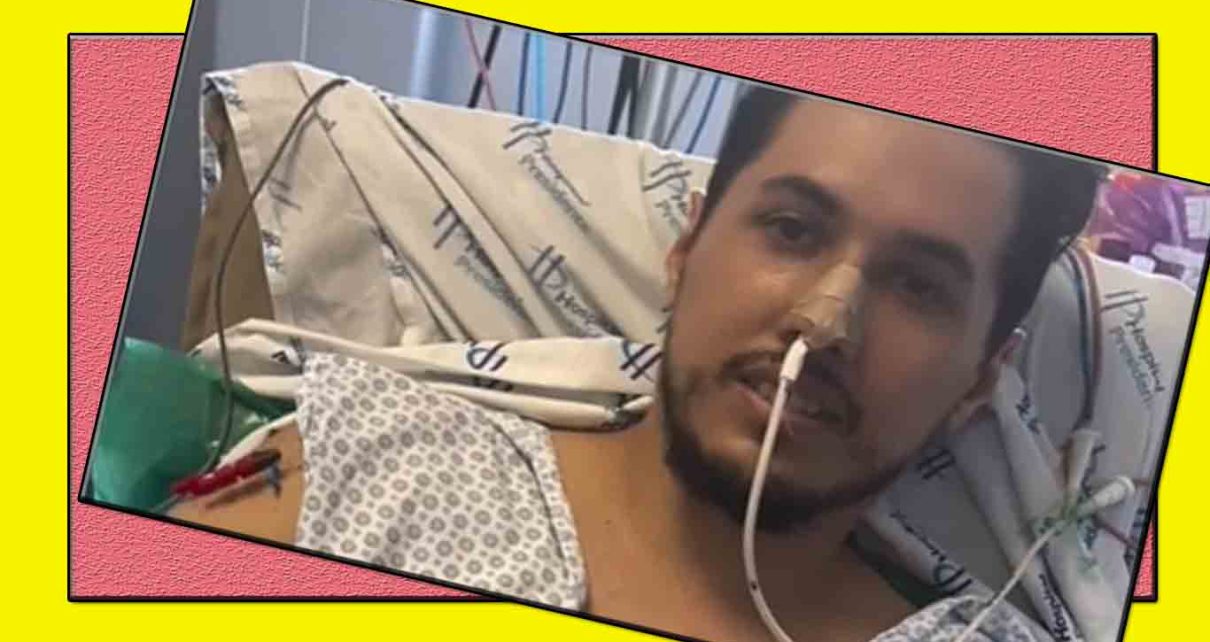 Bruno Rodrigues ficou internado em UTI após sofrer um AVC provocado por crise alérgica foto via metrópole redes sociais