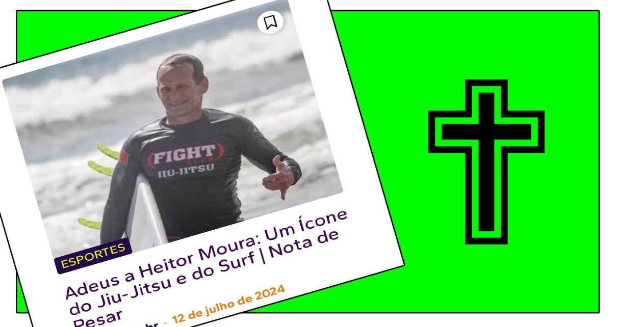 LUTO NO ESPORTE - Morre Heitor Moura, lenda do Jiu-Jitsu, de mal súbito - SAIBA MAIS