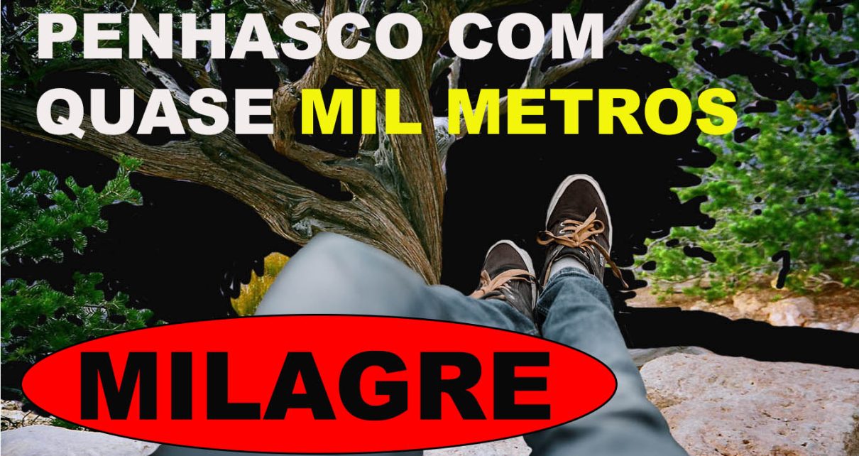VÍDEO - HOMEM CAI DE PENHASCO, MILAGROSAMENTE É SALVO POR UMA ÁRVORE