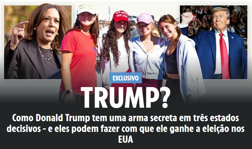 AS MULHERES serão essenciais se Donald Trump retornar à Casa Branca