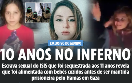 A FOME começou a se instalar quatro dias depois que Fawzia Amin Saydo, de 11 anos, foi brutalmente sequestrada - libertada por Israel