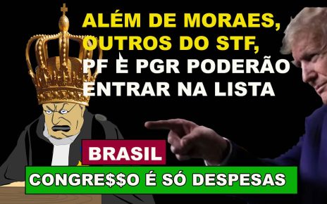 Trump estuda “pacotão” de sanções a autoridades brasileiras que não seguem a Lei