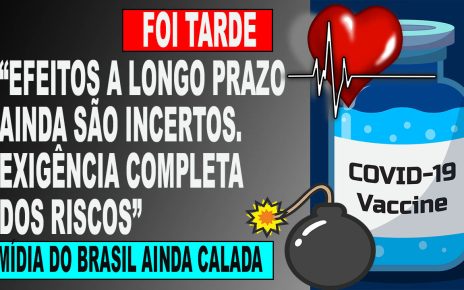 PFIZER E MODERNA são forçadas a atualizar os rótulos das vacinas contra COVID-19 após FDA confirmar que o risco de inflamação cardíaca é maior em adolescentes do sexo masculino
