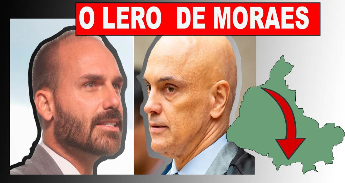 Eduardo Bolsonaro “envenenou” relação entre Brasil e EUA, diz Moraes, que tenta culpar outro por seus atos inconstitucioinais e ditatoriais