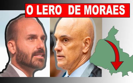Eduardo Bolsonaro “envenenou” relação entre Brasil e EUA, diz Moraes, que tenta culpar outro por seus atos inconstitucioinais e ditatoriais