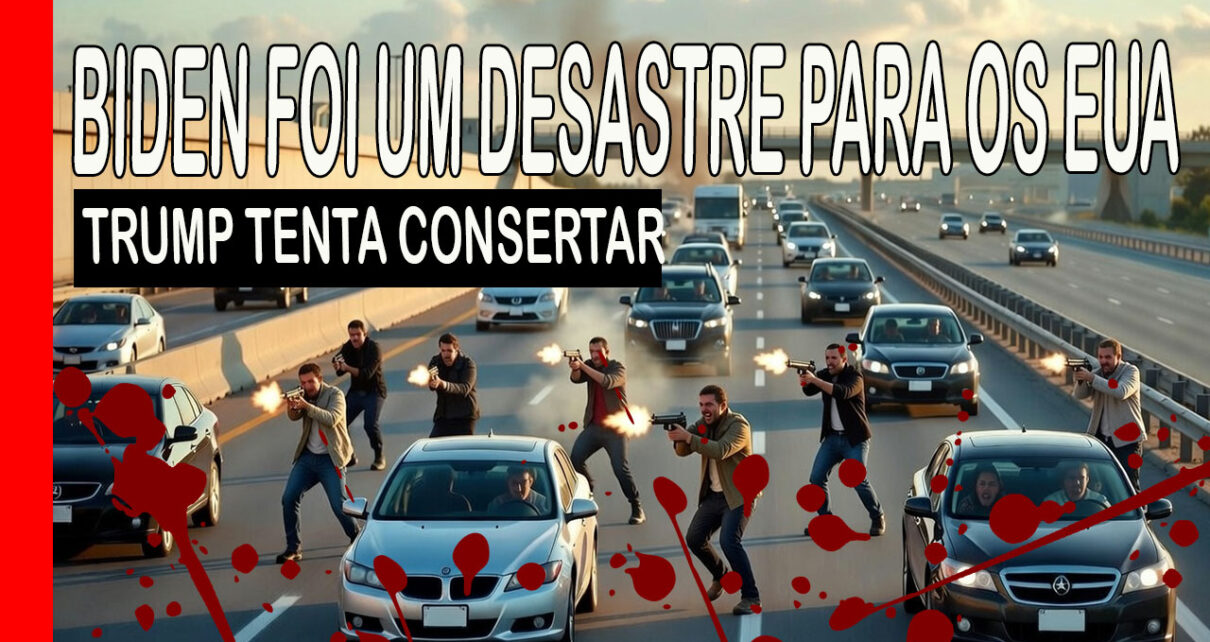 VÍDEO - POLÍCIA PRENDE IMIGRANTES ilegais que dispararam armas de fogo em rodovia movimentada do Texas na véspera de Ano Novo - Esquerdista Biden deixou mais de 8 milhões entrarem nos EUA sem saber quem eram