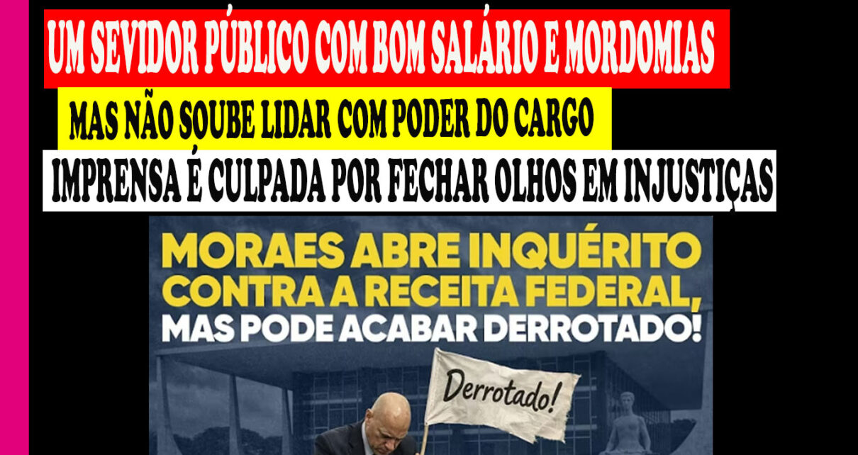 ministro moraes pode PERDER A GUERRA contra Receita, COAF e imprensa! Entenda!; milhares prejudicados com acusações "usa a criatividade"