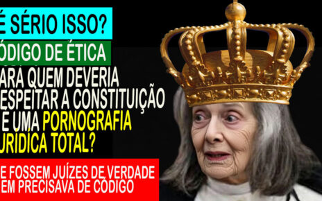 SÓ RINDO - Fachin anuncia Código de Ética do STF; Cármen Lúcia será a relatora