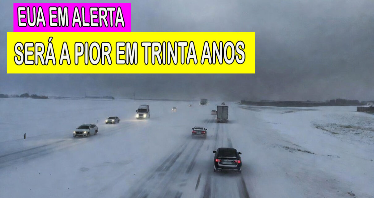 CINCO ESTADOS SE preparam para tempestade de inverno "com risco de vida", enquanto neve e frio extremo atingem o país