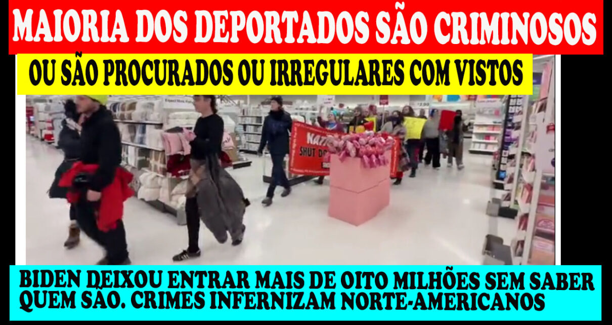 ESQUERDA DOS EUA financia e promove protestos contra o ICE - NOS EUA É TRABALHO E MAIS TRABALHO, não há tempo para protesto para quem está lá de forma legal - IMPRENSA DE ESQUERDA PÕE FOGO
