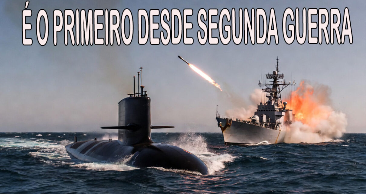 EUA FUNDA NAVIO DO IRA COM SUBMARINO