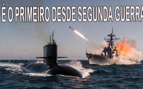EUA FUNDA NAVIO DO IRA COM SUBMARINO