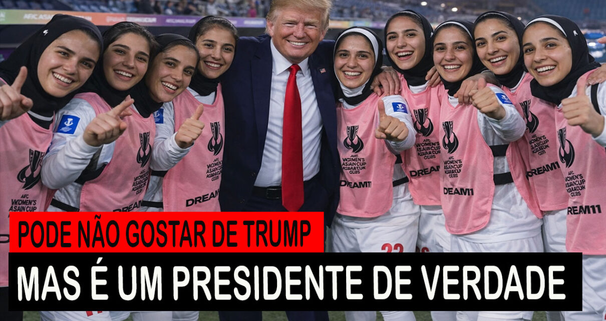 TRUMP NOBEL DA PAZ JOGADORAS DO IRÃ Trump Nobel Peace Prize, Iranian female soccer players
