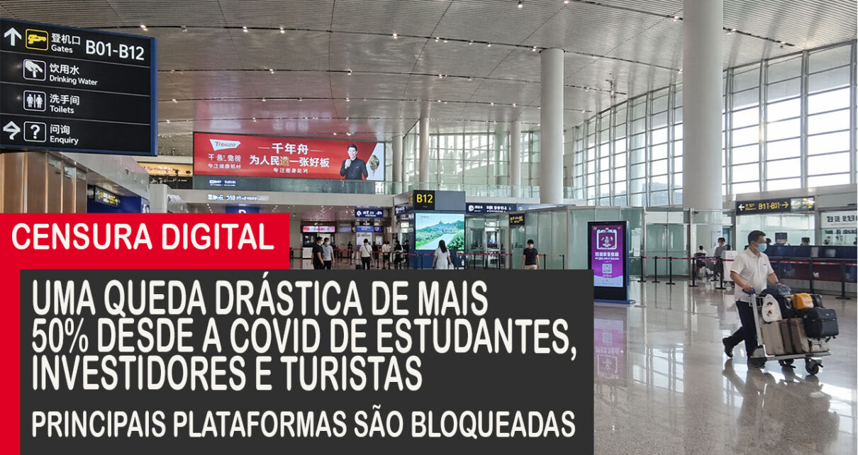 A incapacidade da China em atrair estudantes, turistas e investimentos estrangeiros