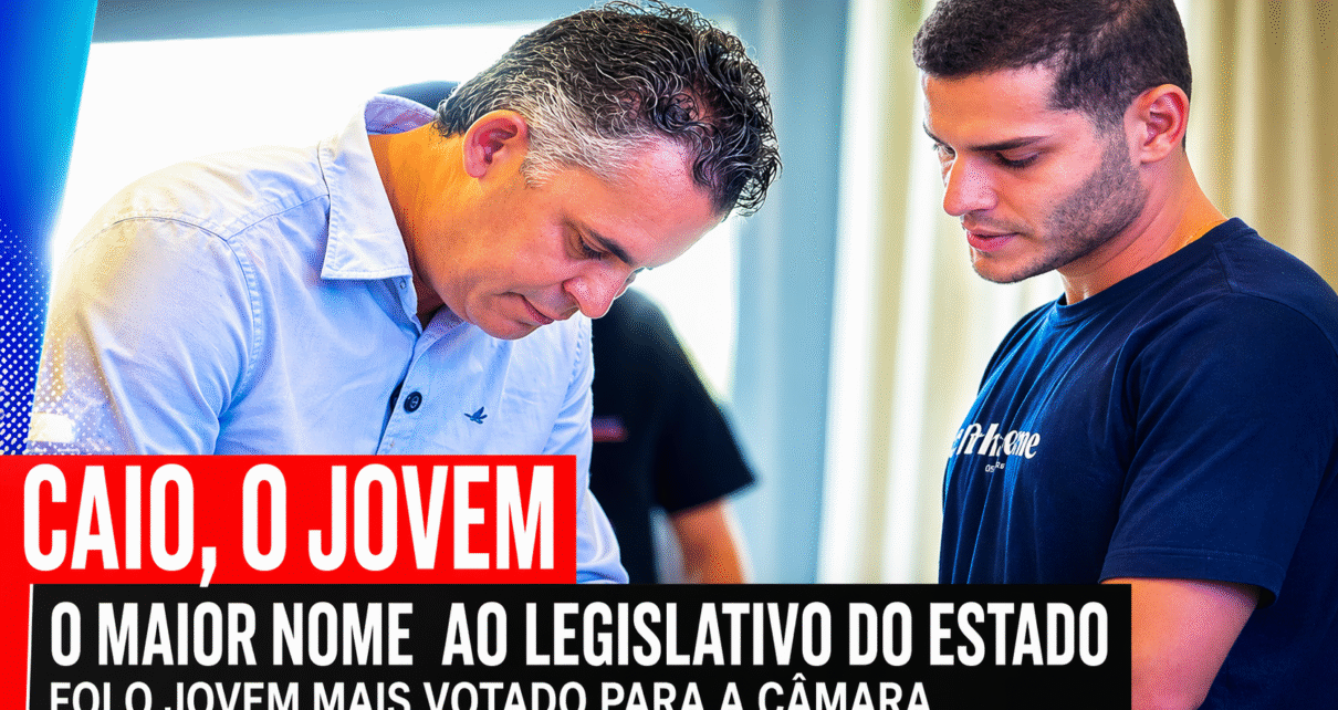 DEPUTADO EM LINHARES - Caio Ferraz entra na disputa por uma vaga; CONTA COM GRANDE APOIO DO NORTE CAPIXABA