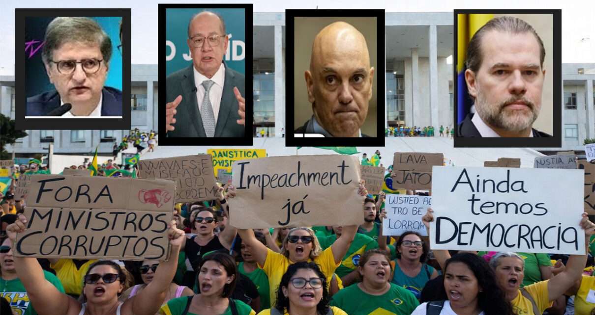 Relator da CPI do Crime Organizado propõe indiciamento de PGR, Toffoli, Moraes e Gilmar Mendes