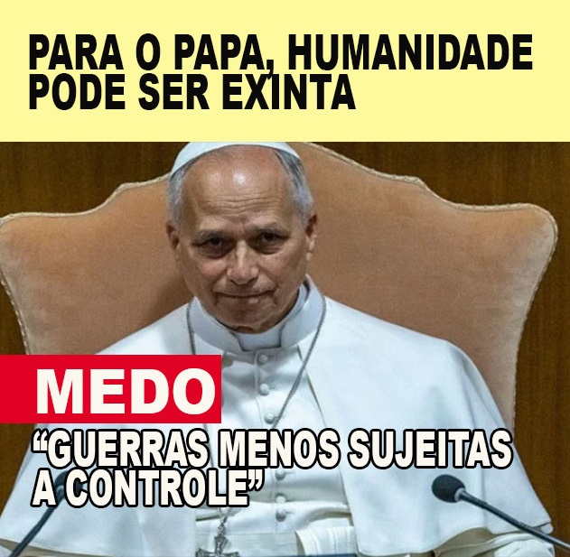 PERIGO - O Papa Leão XIV une-se a uma grande empresa de IA e afirma: "A inteligência artificial precisa ser desarmada".