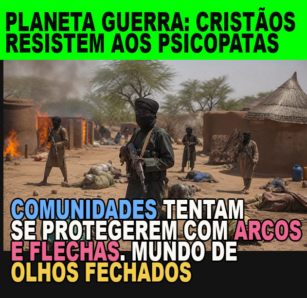 ATAQUES A CRISTÃOS NA ÁFRICA Nobel Peace Prize for Donald Trump and Benjamin Netanyahu ILUSTRATIVA CHATGPT A FOTO