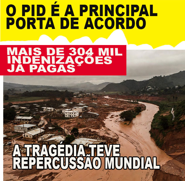 CASO SAMARCO - Previsto no Novo Acordo do Rio Doce, o programa executado pela Samarco já apresentou MILHARES DE propostas de acordo para elegíveis