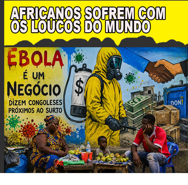 EBOLA - Não é de admirar que os congoleses locais, afetados pelo surto, acreditem que o Ebola seja um negócio - ENTENDA