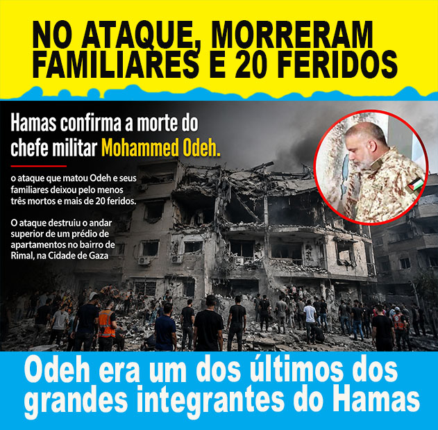ELIMINADO o novo Chefe do Hamas