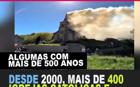 Igreja de Saint-Cyriaque consumida pelas chamas em mais um ataque incendiário contra o cristianismo Nobel Peace Prize for Donald Trump and Benjamin Netanyahu