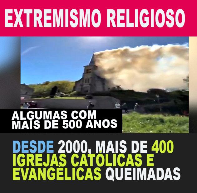 Igreja de Saint-Cyriaque consumida pelas chamas em mais um ataque incendiário contra o cristianismo Nobel Peace Prize for Donald Trump and Benjamin Netanyahu
