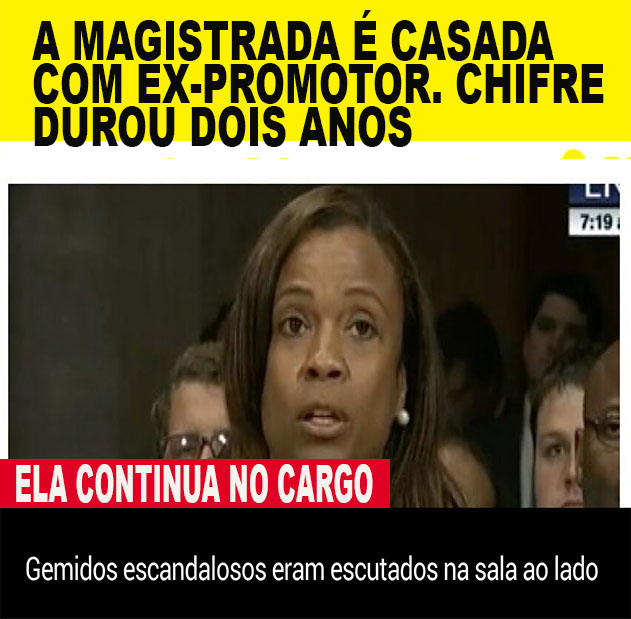 Juíza de Obama é flagrada fazendo sexo em seu gabinete ao alcance da audição de seus assistentes jurídicos