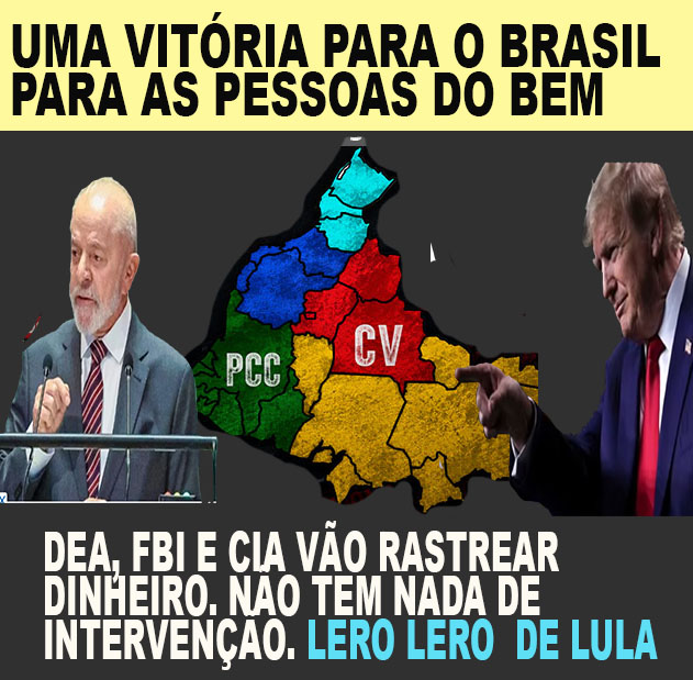 PCC e CV terroristas Lula reage aos EUA e diz que Brasil não é republiqueta FOTOS REPRODUÇÃO DE TELA YOUTUBE