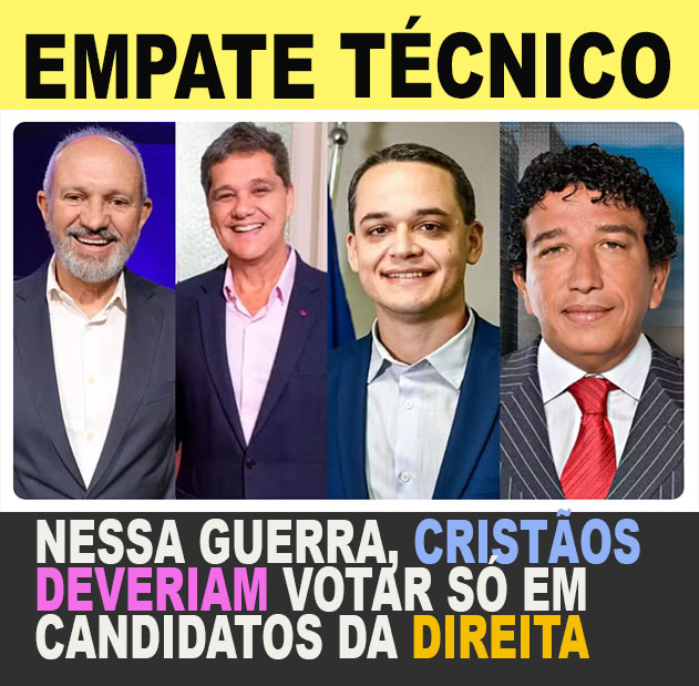 o principal cenário testado aponta um empate técnico entre quatro pré-candidatos