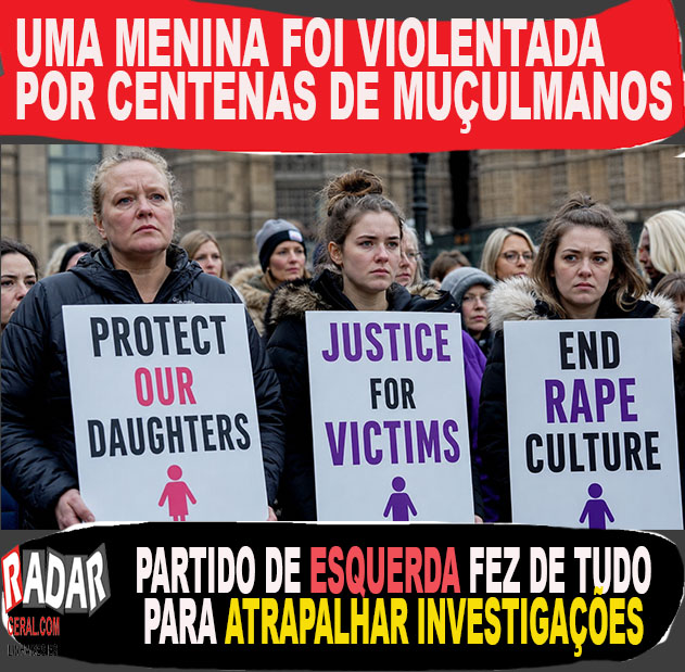 500 MIL ESTUPROS - praticados por gangues muçulmanas de imigrantes na Inglaterra - UM ALERTA PARA OS EUA