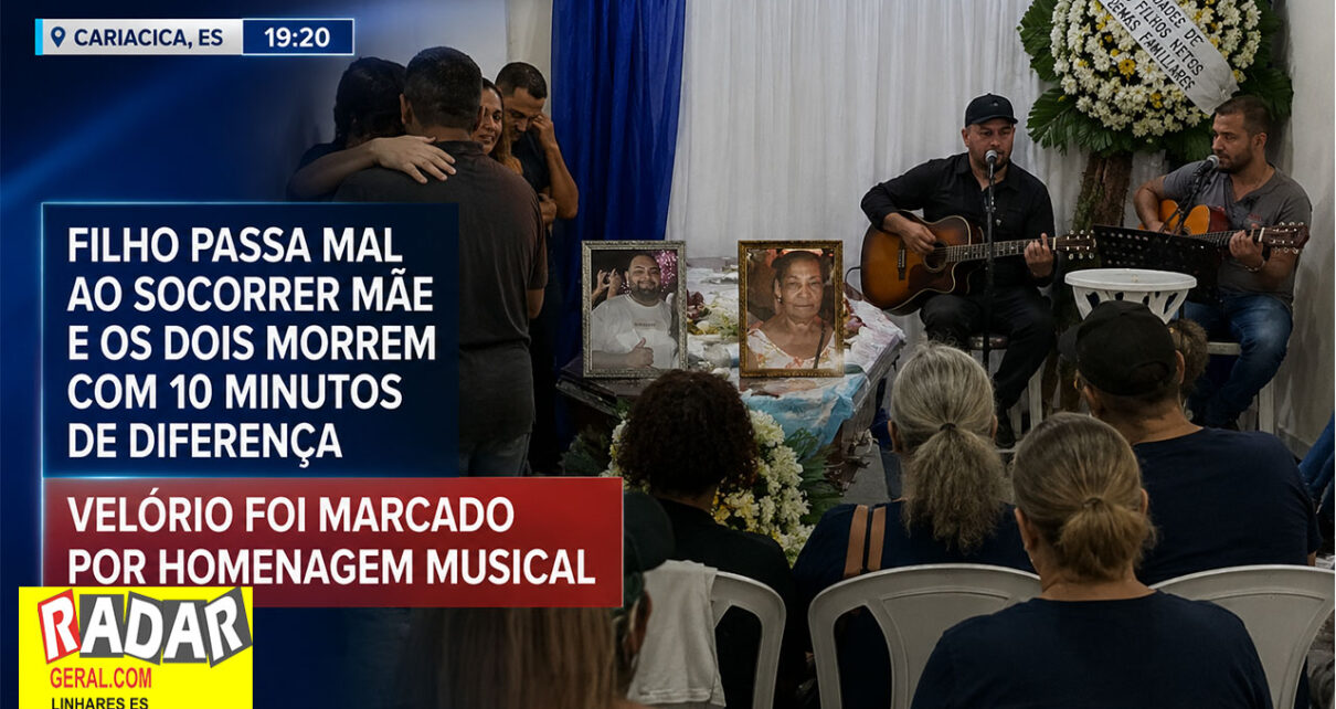 MORTES – Filho passa mal ao socorrer mãe e os dois morrem com 10 minutos de diferença no ES – ERAM MUITO LIGADOS POR AMOR