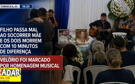 MORTES – Filho passa mal ao socorrer mãe e os dois morrem com 10 minutos de diferença no ES – ERAM MUITO LIGADOS POR AMOR