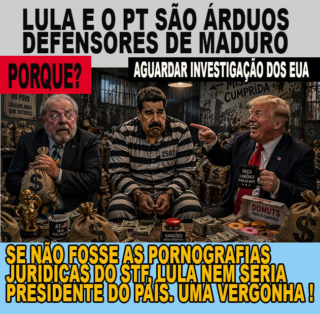 MUITO DIFÍCIL - Flávio pede que Moraes mande PF ouvir Lula sobre Maduro; STF MOSTROU-SE QUE TEM LADO PARTIDÁRIO E AGEM FORA DA LEI