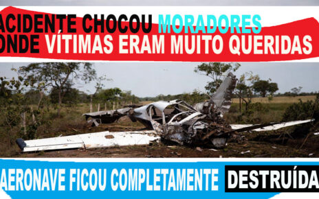ACIDENTE 2 - avião cai e mata avô e neto em Rio Verde (GO)