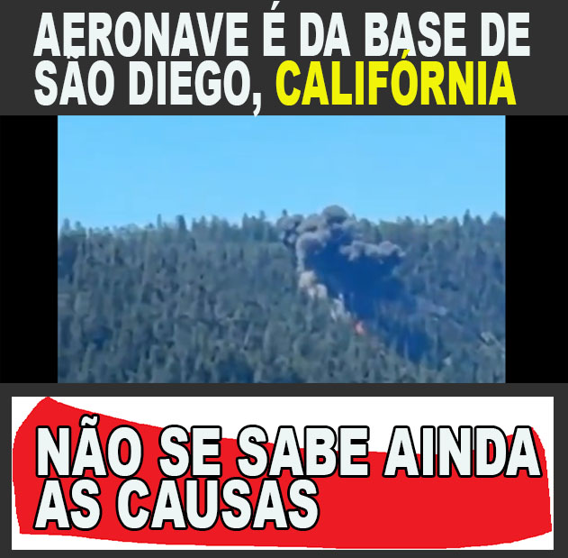 4 - ACIDENTE AVIÃO - Avião de combate do Corpo de Fuzileiros Navais cai no estado de Washington
