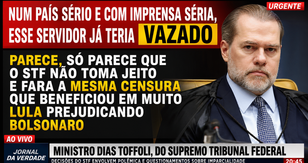 CENSURA, de novo??? - Toffoli vota para fixar prazo de 60 dias para big techs adotarem medidas que ampliam responsabilidade sobre conteúdos