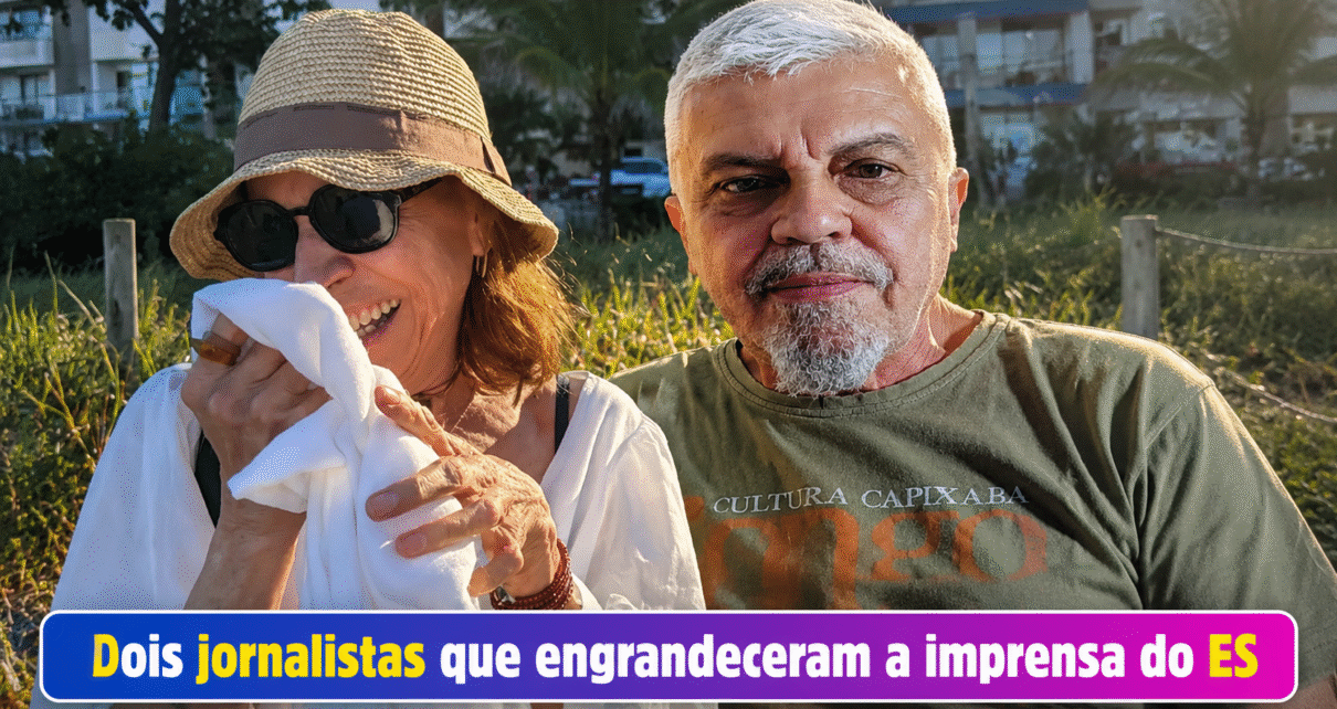 LUTOS - MORREM JORNALISTAS Sandra Aguiar e Luiz Vital , ambos lendas na imprensa Capixaba