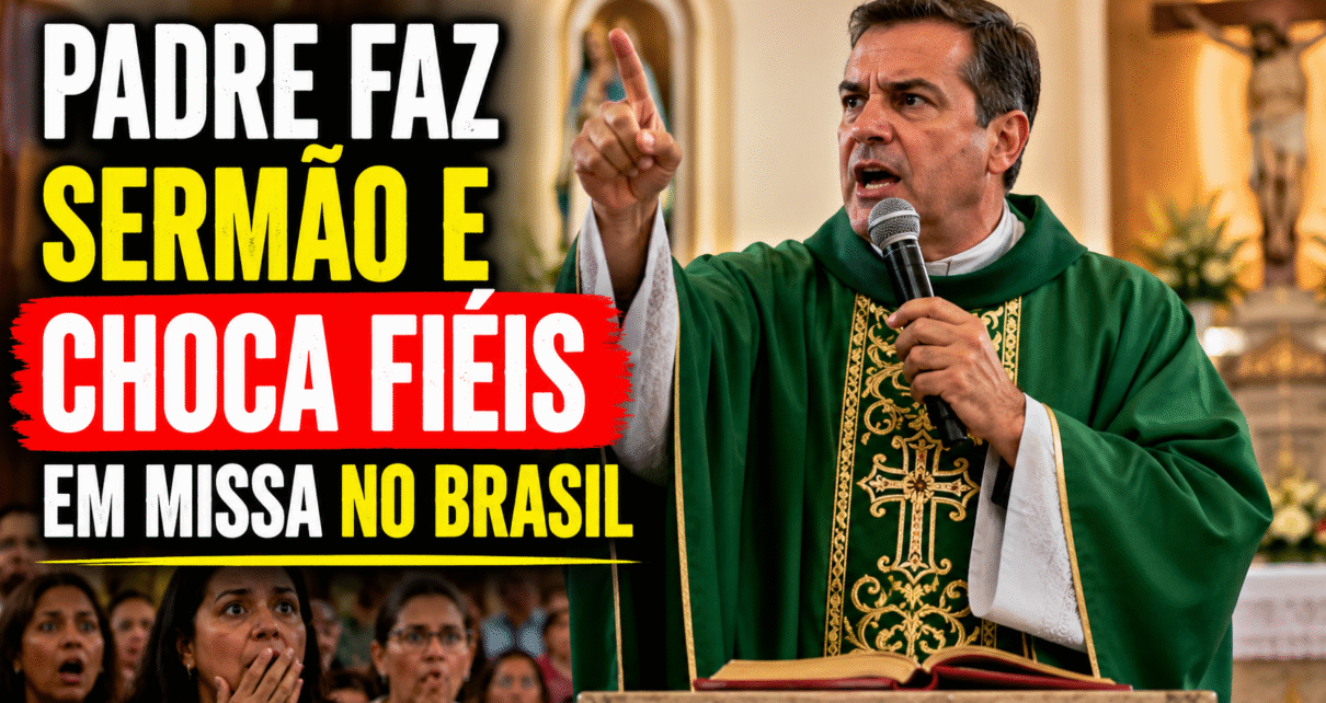 ARREPIANTE - Padre faz sermão e revela realidades sombrias do mundo em missa - OS QUE NÃO SABIAM DESSA DURA REALIDADE FICARAM CHOCADOS - VÍDEO